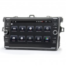 Штатна магнітола Prime-X 22-003/8K, 4+64, 4G. TOYOTA Corolla 2007-2013 (сірий)
