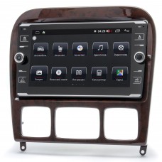 Штатна магнітола Prime-X 22-135/8K, 4+64, 4G. MERCEDES S-klasse (W220) 1998-2005